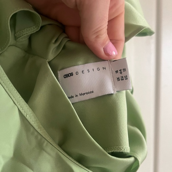 ASOS satin midaxi dress with mult flutter sleeves! - Picture 2 of 3